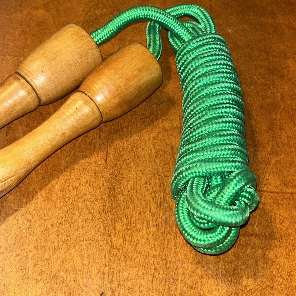 Publix Grocery Store Promotional Employee Gift Jump Rope W/ Wood Handles B2